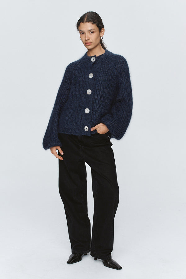 CAIT CARDIGAN - NAVY