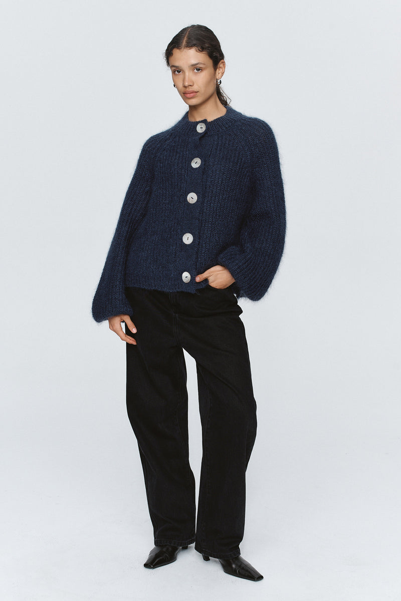 CAIT CARDIGAN - NAVY