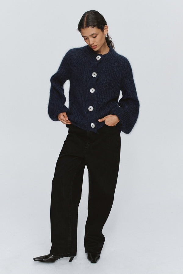 CAIT CARDIGAN - NAVY