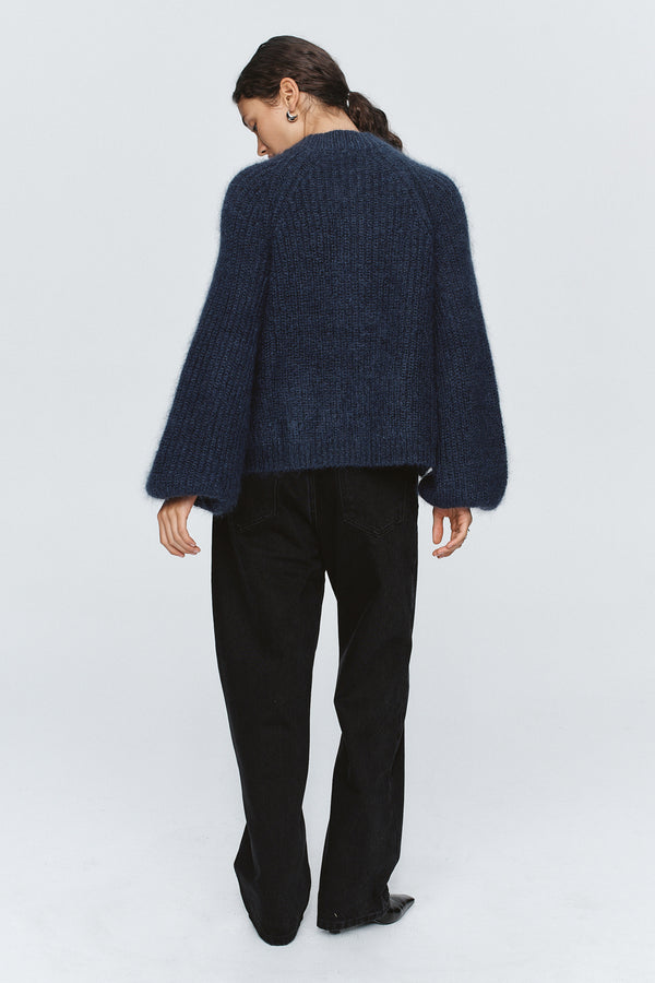 CAIT CARDIGAN - NAVY