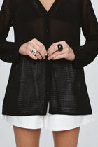 CALLA CARDIGAN - BLACK