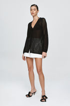 CALLA CARDIGAN - BLACK