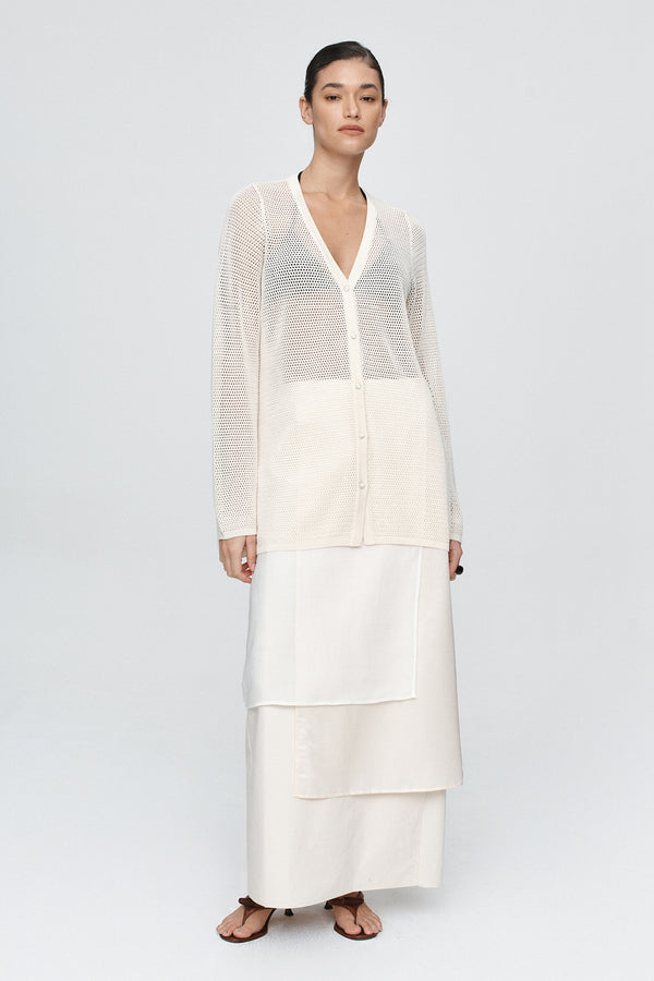 CALLA CARDIGAN - IVORY