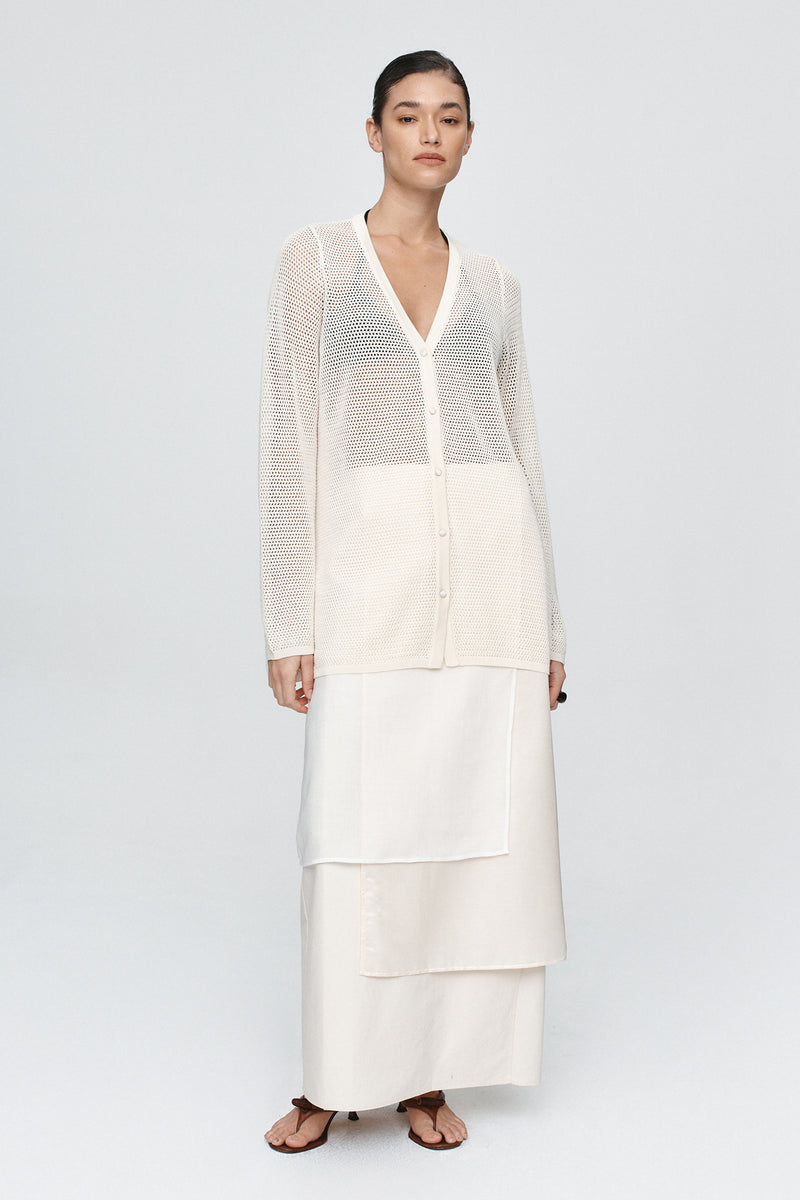 CALLA CARDIGAN - IVORY