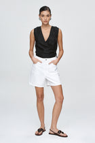 CLASSIC JEAN SHORT - BLANC