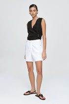 CLASSIC JEAN SHORT - BLANC