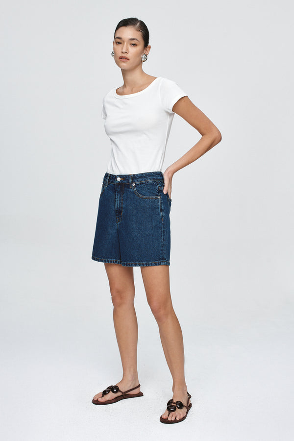 CLASSIC JEAN SHORT - CLASSIC BLUE