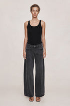 CROSS STITCH JEAN - FADED BLACK