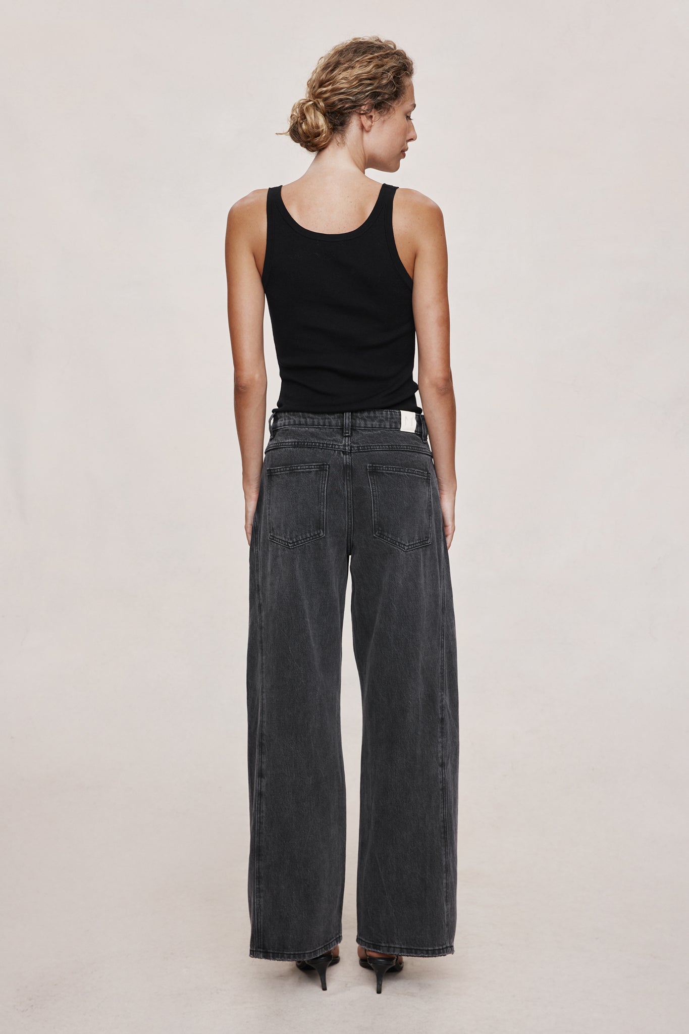 CROSS STITCH JEAN - FADED BLACK