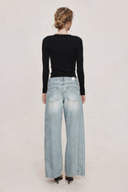 CROSS STITCH JEAN - FADED BLUE