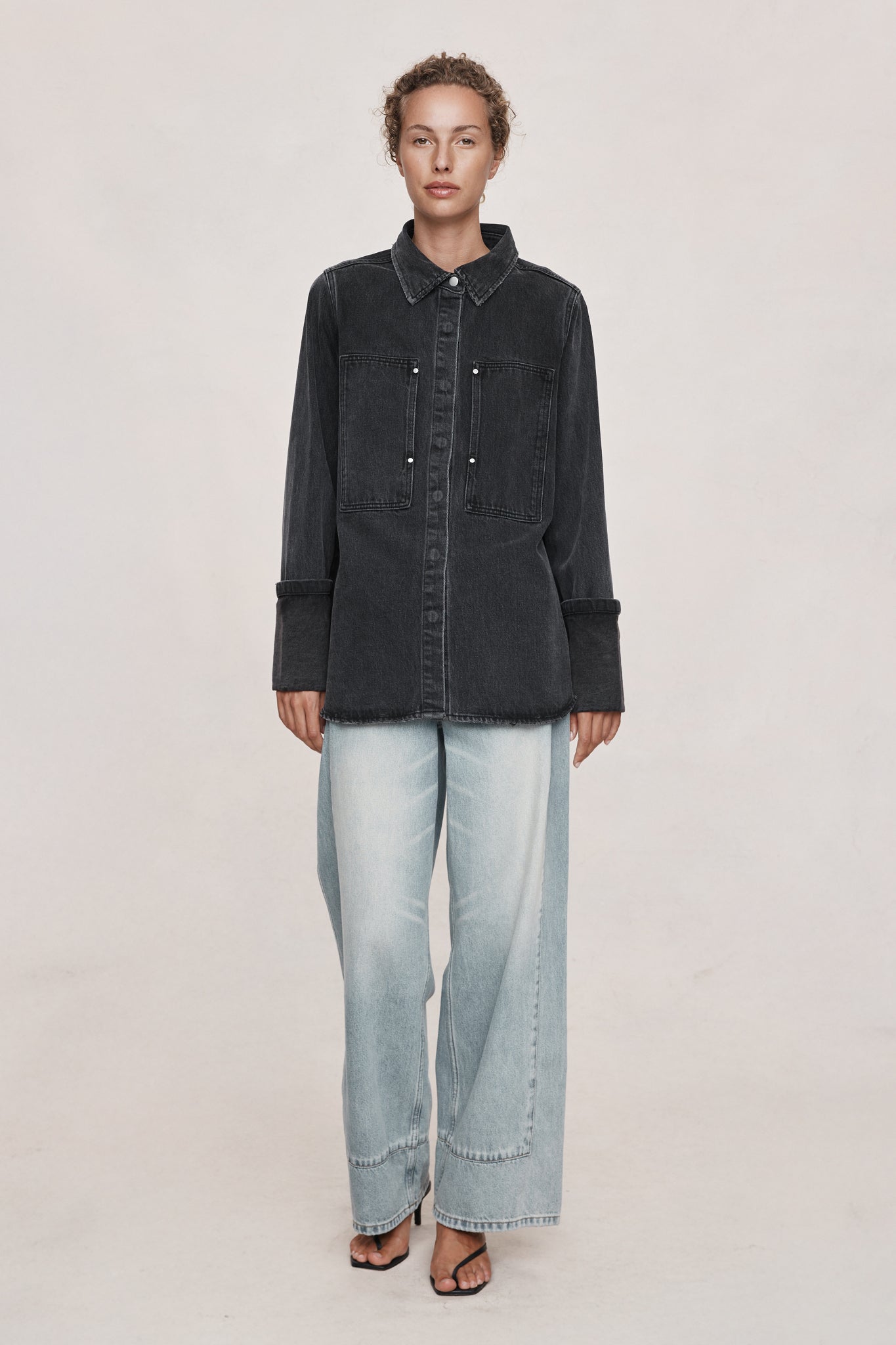 CROSTA SHIRT - FADED BLACK