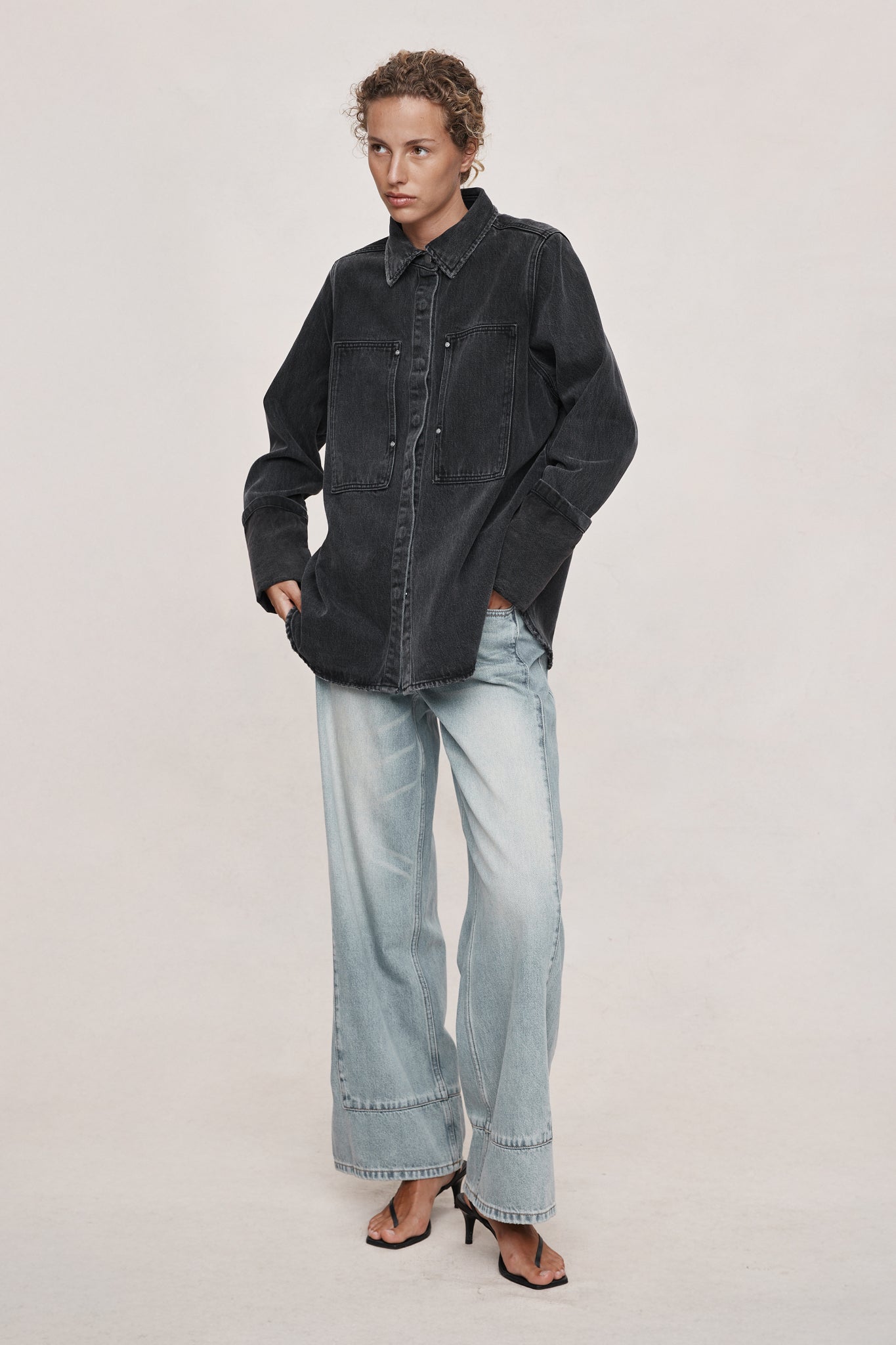 CROSTA SHIRT - FADED BLACK