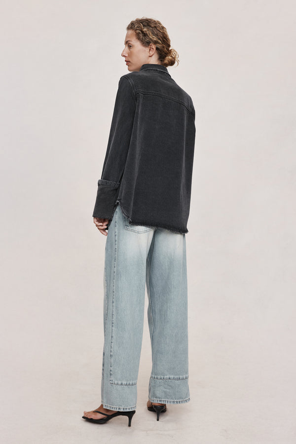 CROSTA SHIRT - FADED BLACK