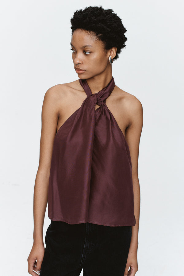 DARCY TOP - MULBERRY