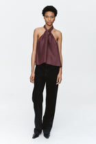 DARCY TOP - MULBERRY