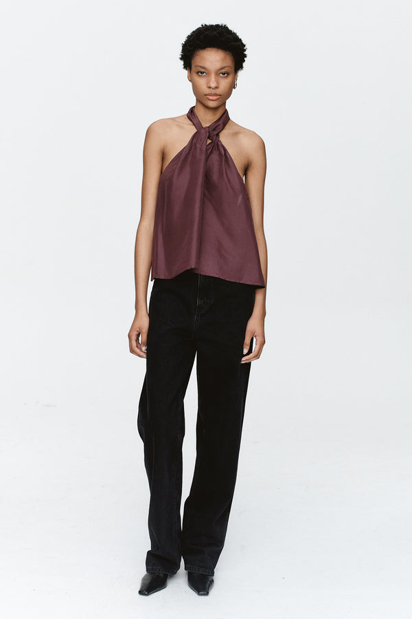 DARCY TOP - MULBERRY