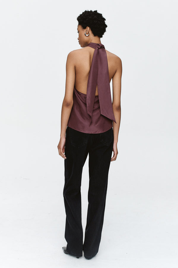 DARCY TOP - MULBERRY