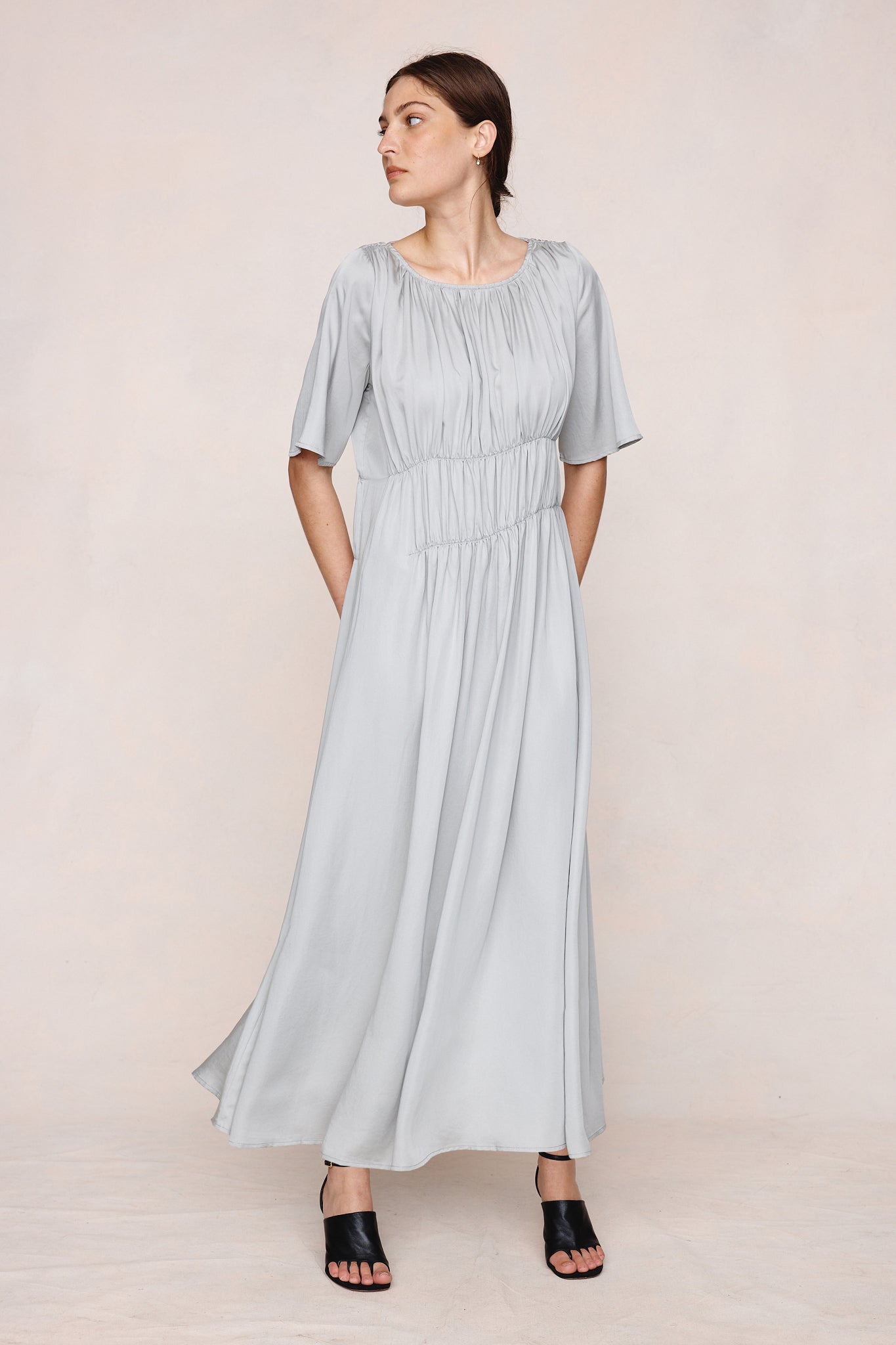 DIETER DRESS - SILVER