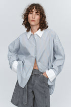 EDIE SHIRT - BLEU STRIPE