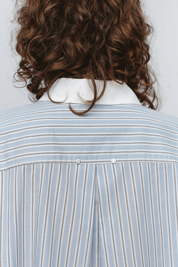 EDIE SHIRT - BLEU STRIPE