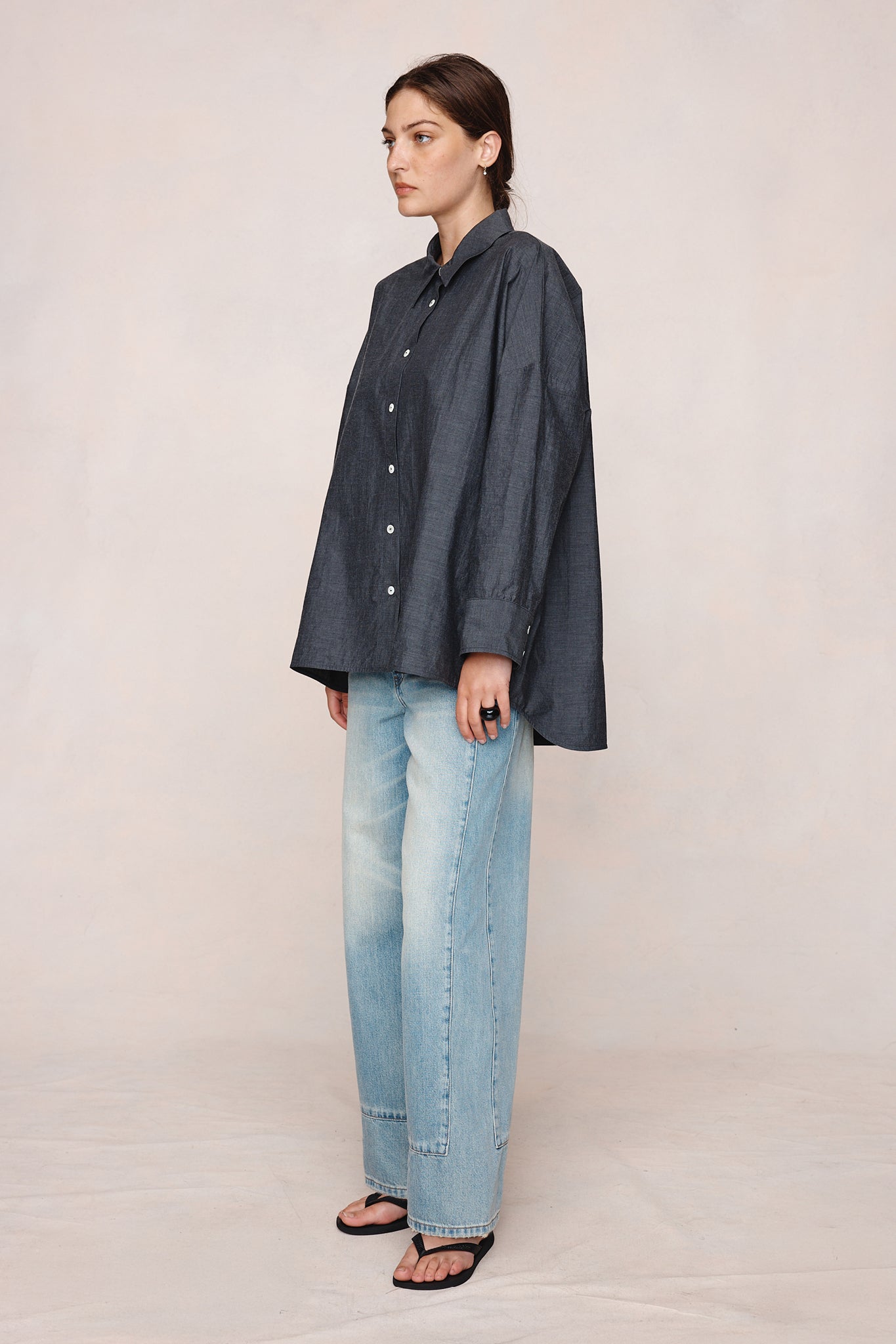EDIE SHIRT - CHARCOAL