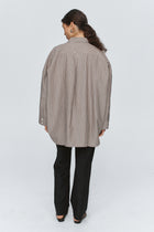 EDIE SHIRT - CHOCOLATE STRIPE