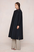 ELI COAT - BLACK / TAPENADE