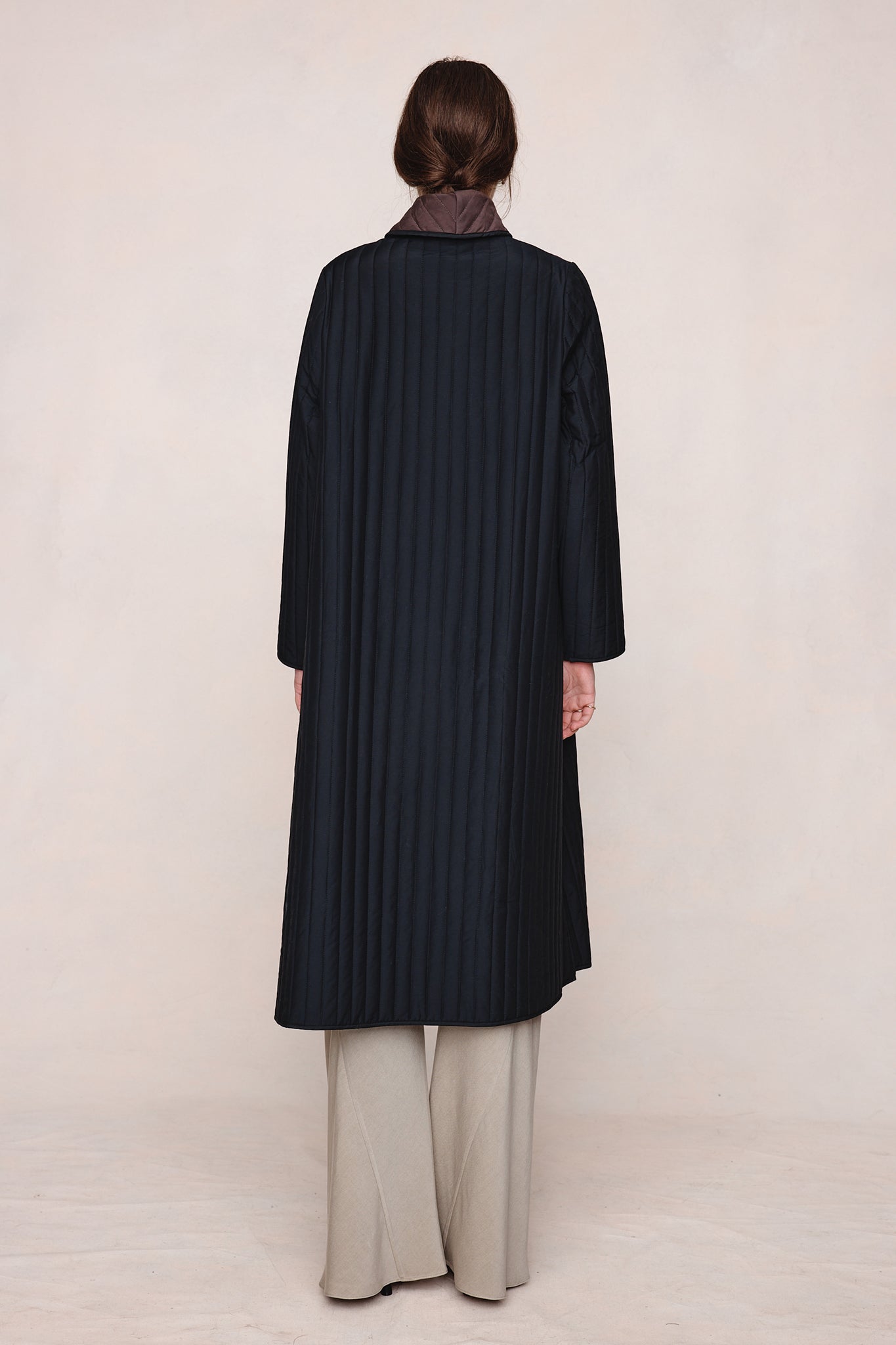 ELI COAT - BLACK / TAPENADE