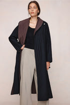 ELI COAT - BLACK / TAPENADE