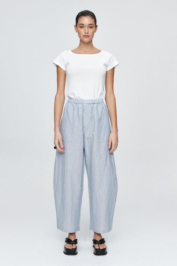 ELLIDY PANT - BLEU STRIPE