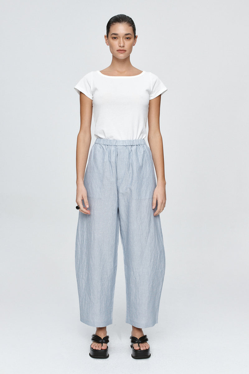 ELLIDY PANT - BLEU STRIPE