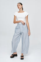 ELLIDY PANT - BLEU STRIPE