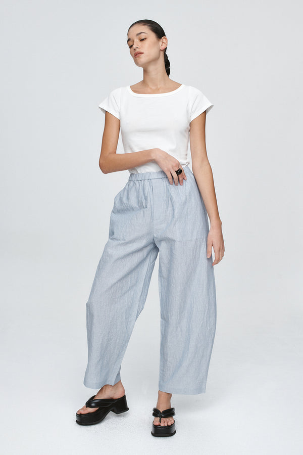 ELLIDY PANT - BLEU STRIPE