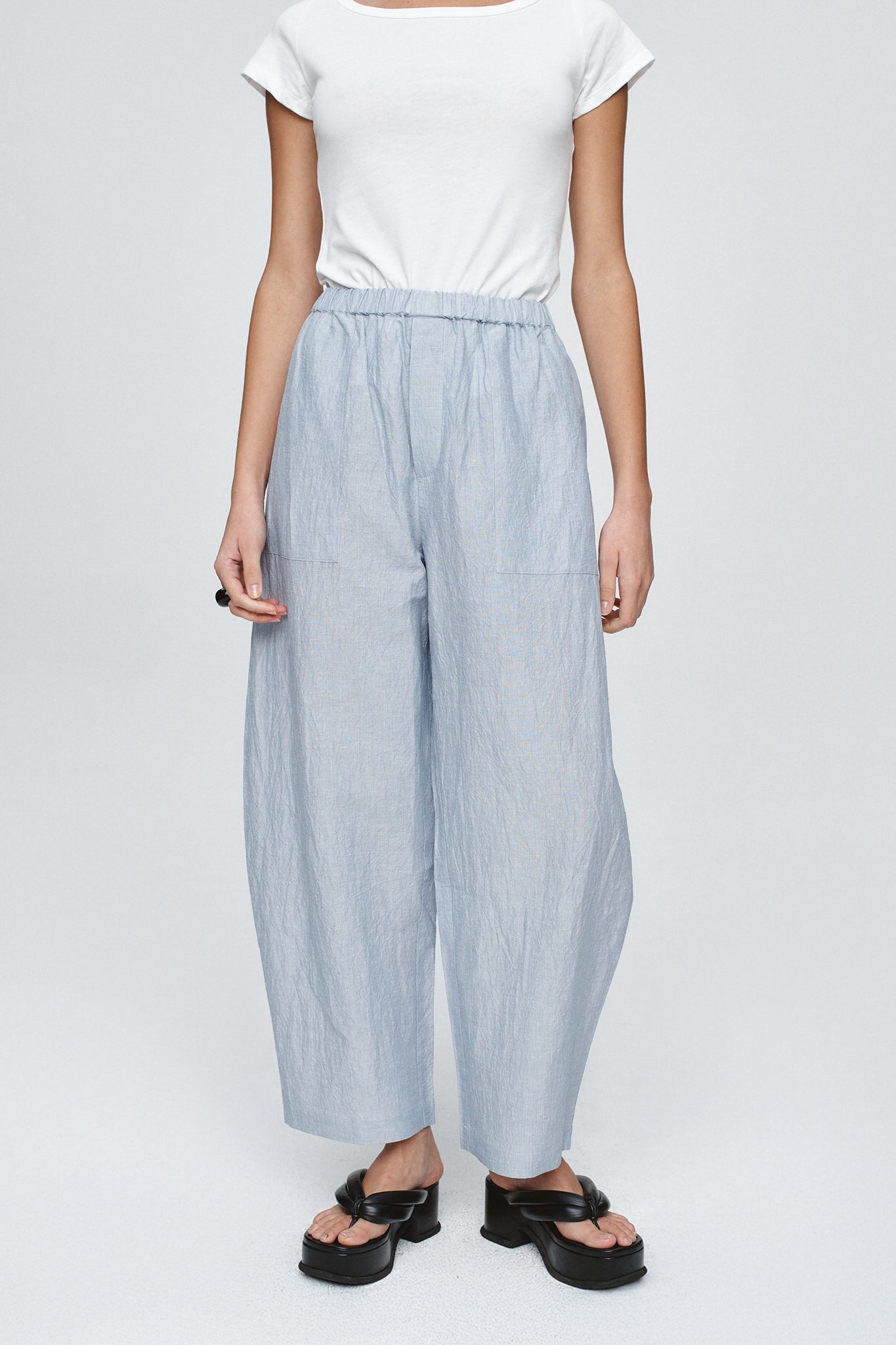 ELLIDY PANT - BLEU STRIPE