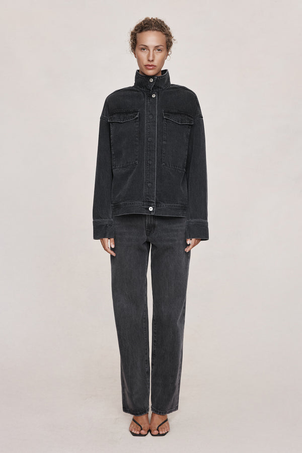 FARRIN JACKET - FADED BLACK