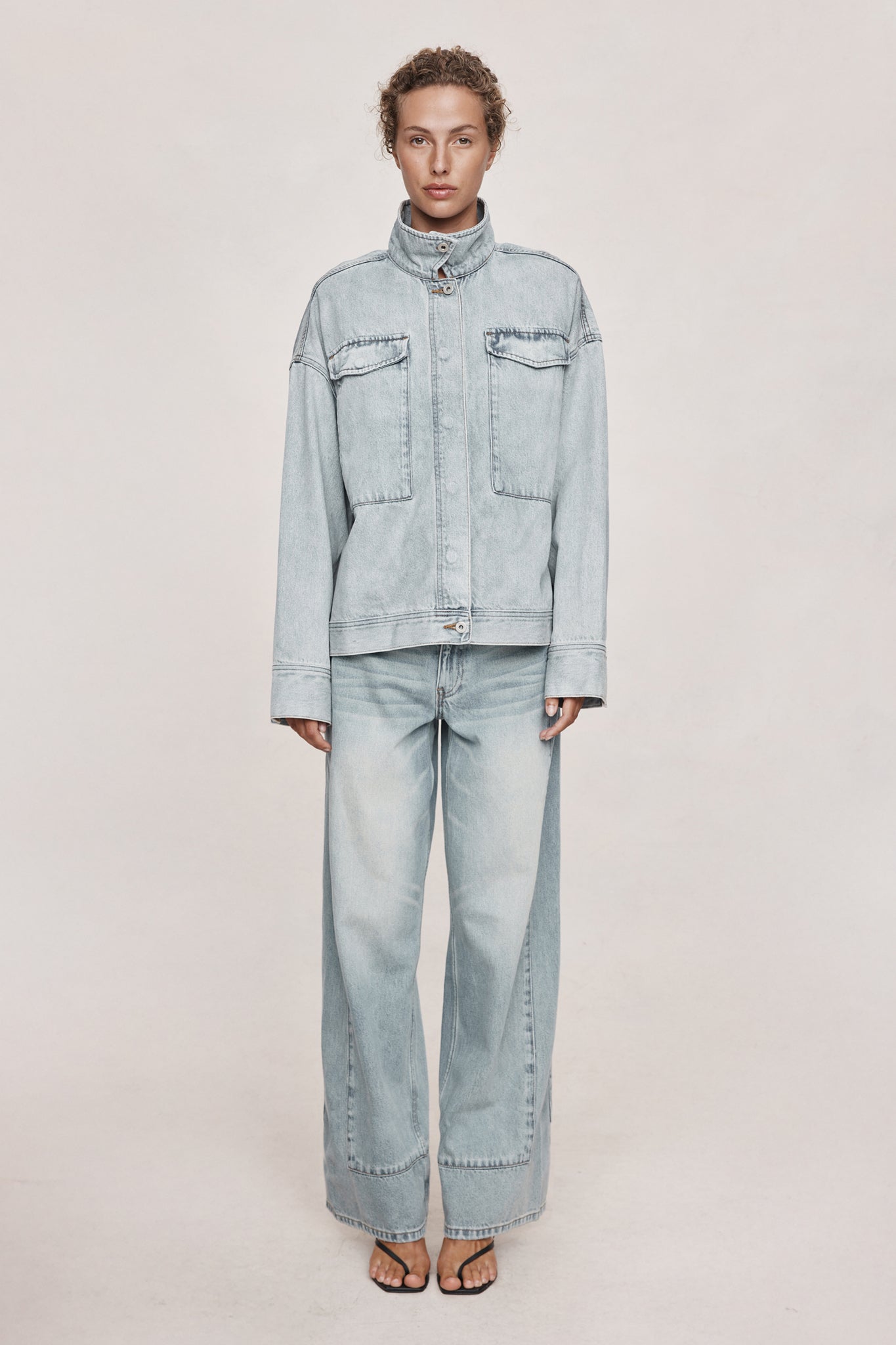 FARRIN JACKET - FADED BLUE