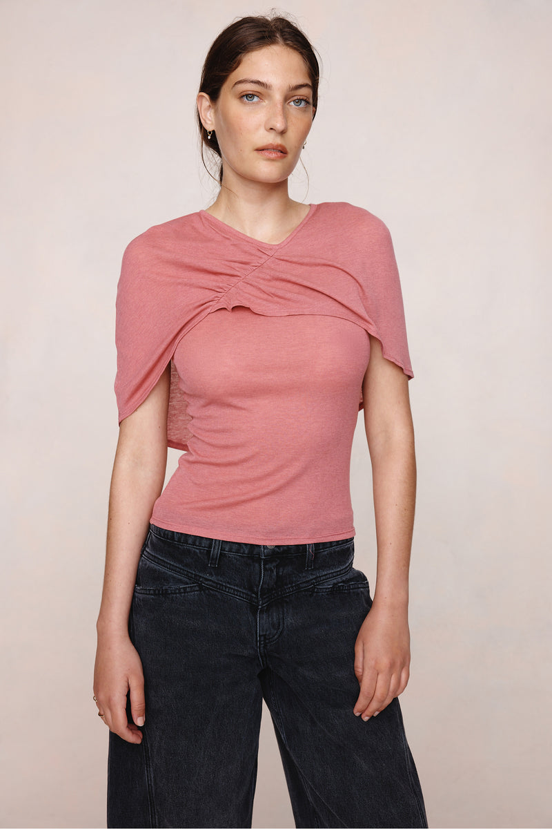 FERRAGO TOP - ROSEWOOD