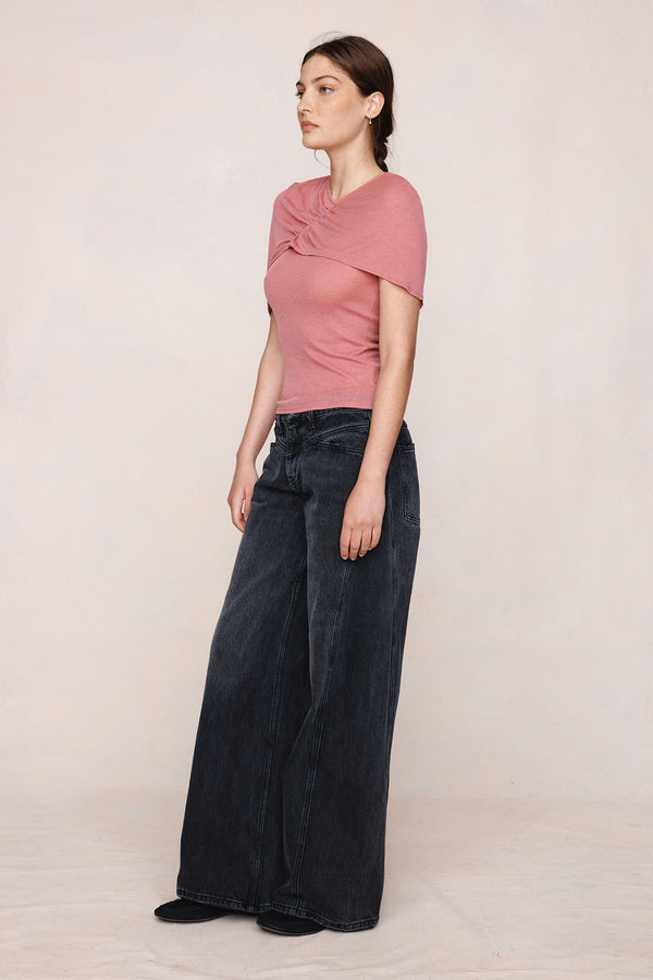 FERRAGO TOP - ROSEWOOD