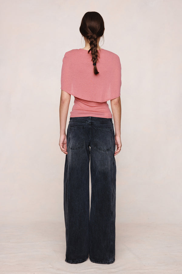 FERRAGO TOP - ROSEWOOD