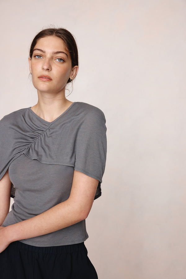 FERRAGO TOP - CHARCOAL