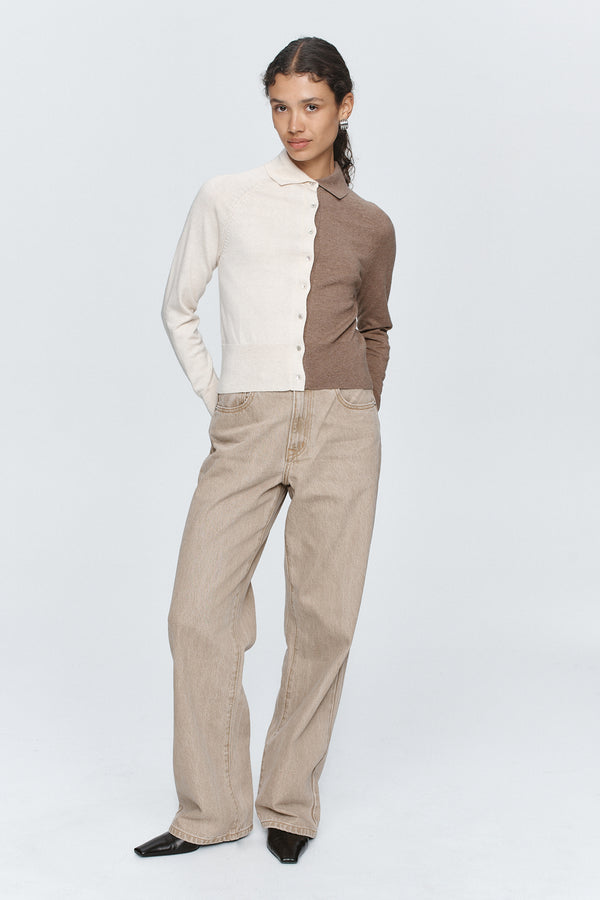 FOUNDATIONS CARDIGAN - IVORY/DOE
