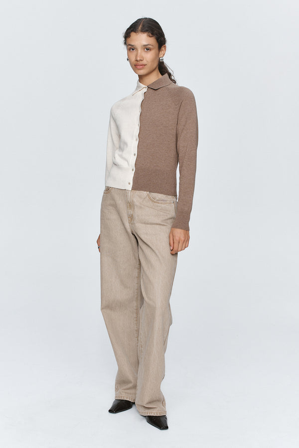 FOUNDATIONS CARDIGAN - IVORY/DOE