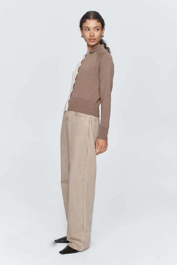 FOUNDATIONS CARDIGAN - IVORY/DOE