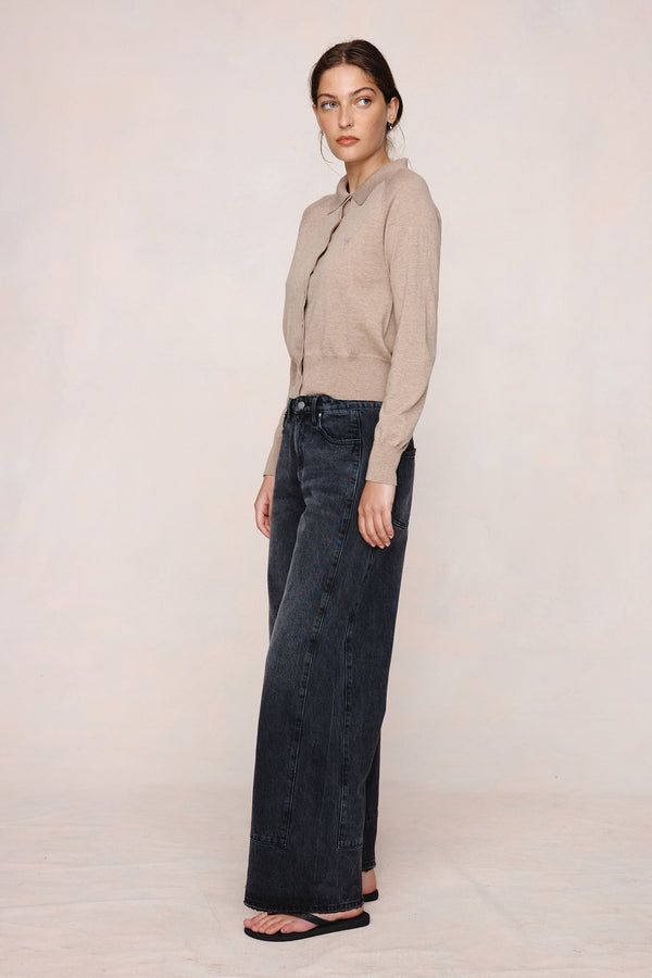 FOUNDATIONS CARDIGAN - OATMEAL