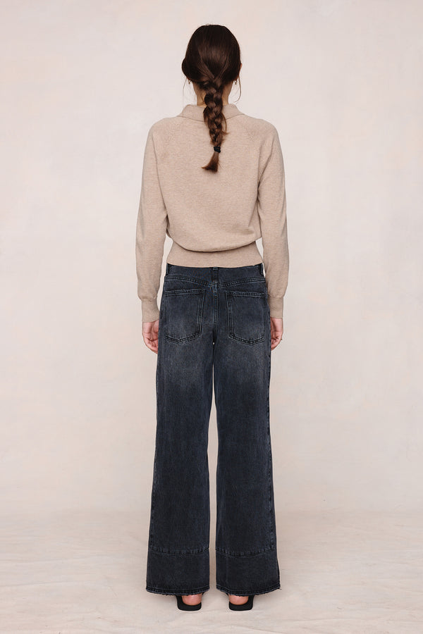 FOUNDATIONS CARDIGAN - OATMEAL