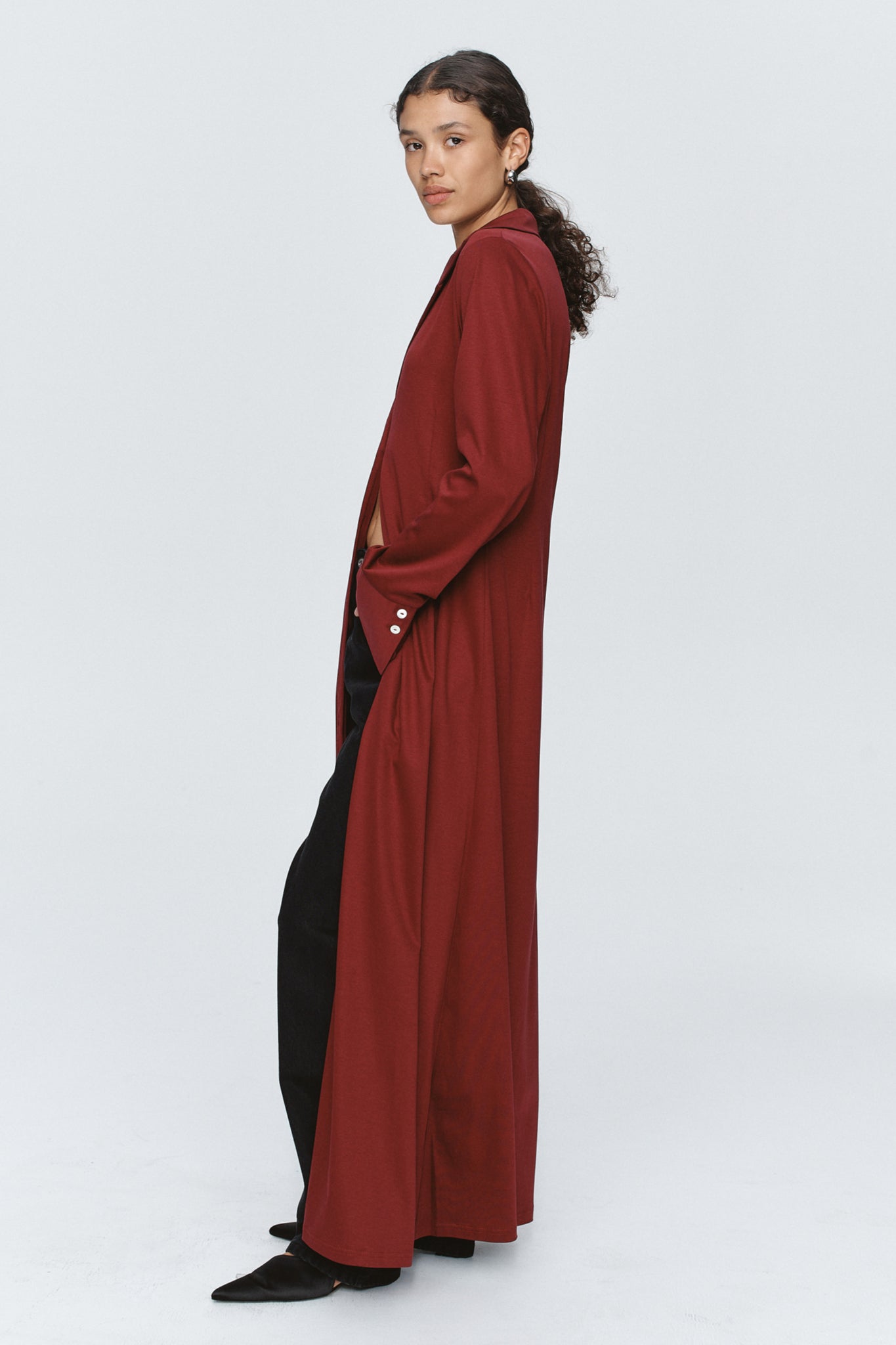 FOUNDATIONS DRESS - SANGRIA