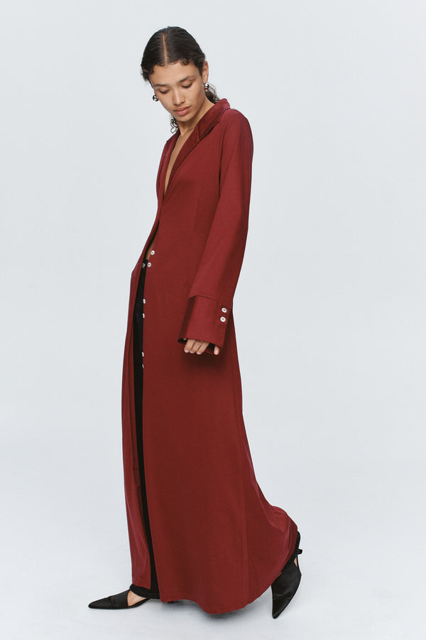FOUNDATIONS DRESS - SANGRIA
