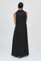FOUNDATIONS SLEEVELESS DRESS - BLACK