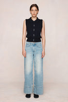 FRANNIE VEST - BLACK