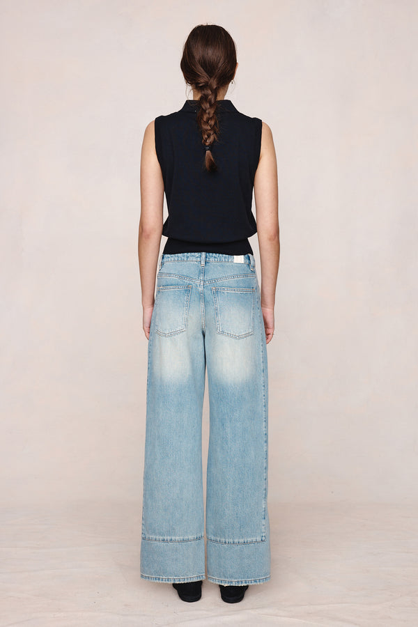 FRANNIE VEST - BLACK